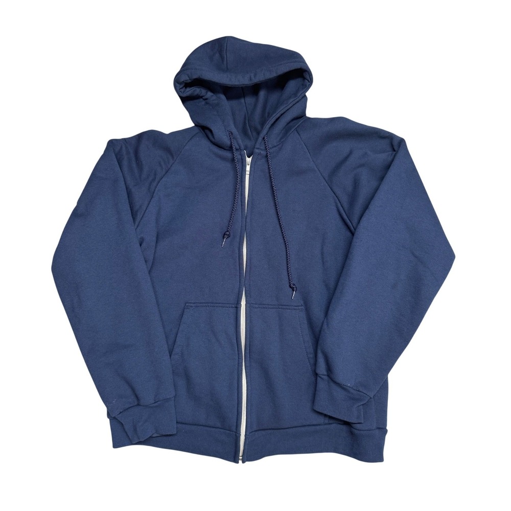 Camber Chill-Buster II Navy Blue Thermal Lined Zip Hoodie Made in USA Medium